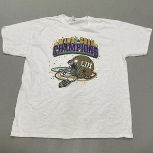 NFL New Orleans Saints Drew Brees LIII Mardi Gras CHAMPIONS Shirt
